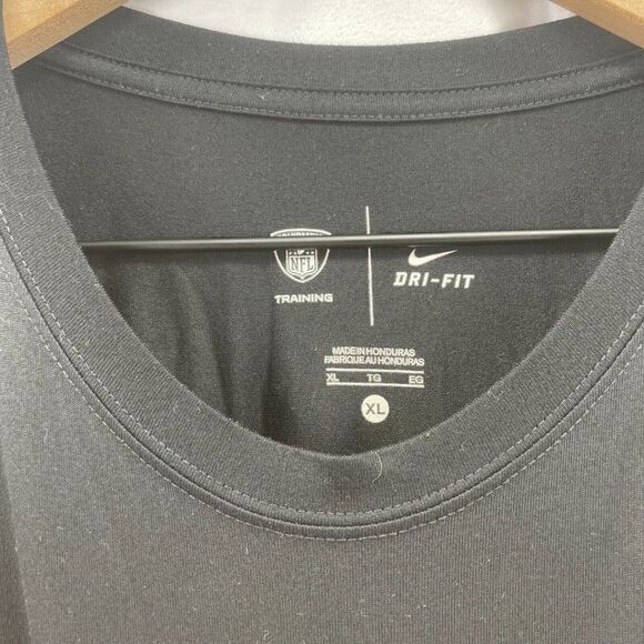 Las Vegas Raiders Nike NFL Training Apparel Dri-Fit Short Sleeve Shirt Mens XL - Picture 4 of 5
